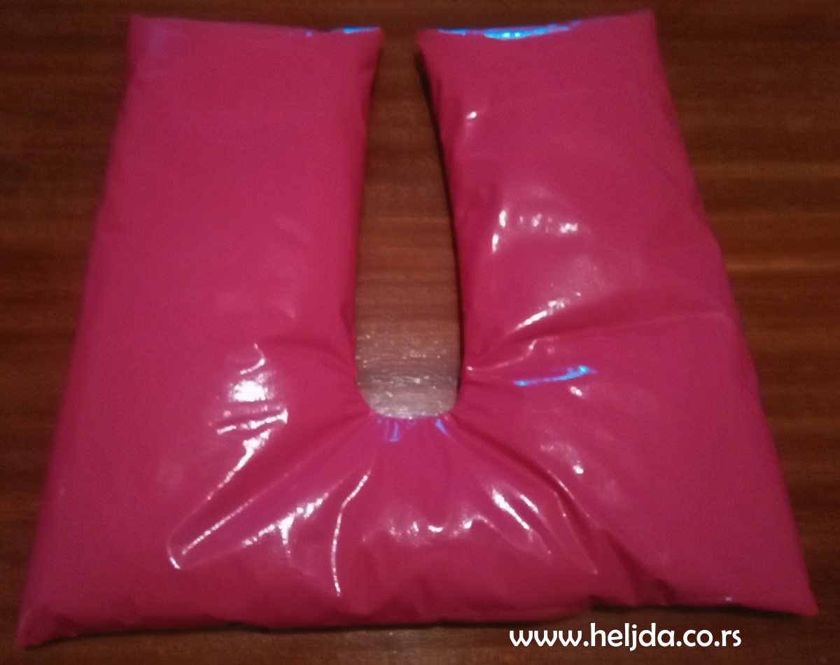 Jastuk punjen ljuspicama od heljde za dekubit