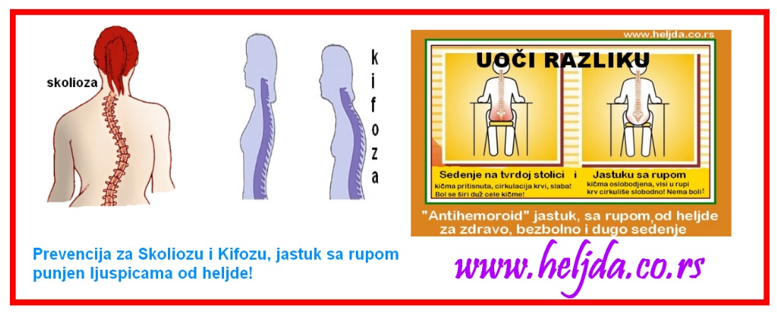 Jastuk protiv krivljenja kičme (skolioza, kifoza)