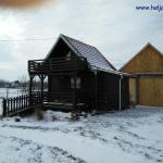 Zimska idila u Rozinoj brvnari