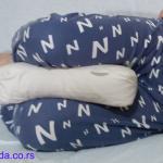 ergonomski jastuk, udoban za kolena, kičmu, kukove