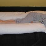 Trodelni jastuk za trudnice od heljde: dete, majka i beba