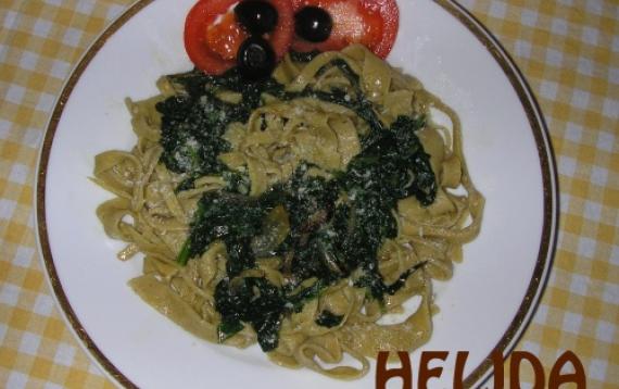 Heljdini rezanci sa blitvom