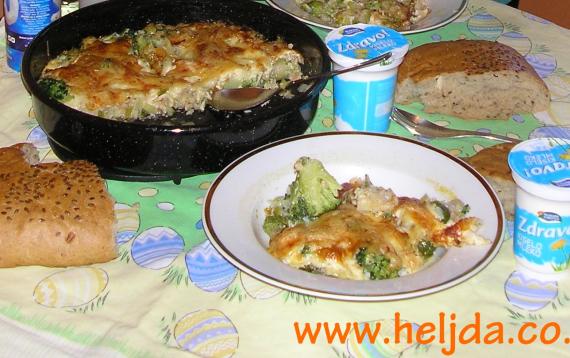 Musaka sa brokolima, prokelj i praziluk