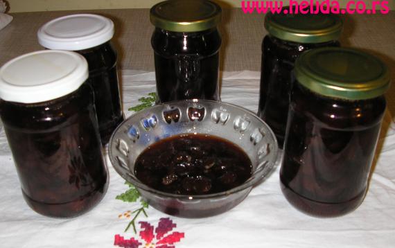 zdravo slatko od višanja sa fruktozom